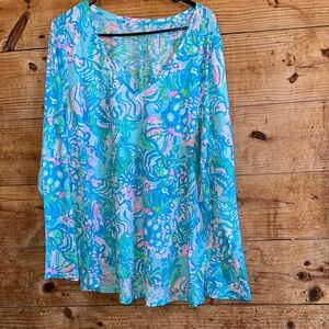 Lilly Pulitzer Willa Flounce Sleeve Top
